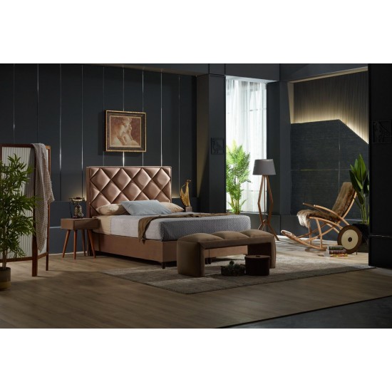 Modern stil kraliçe yatak takımı tek kişilik yatak yeni model tam kral döşemeli yatak