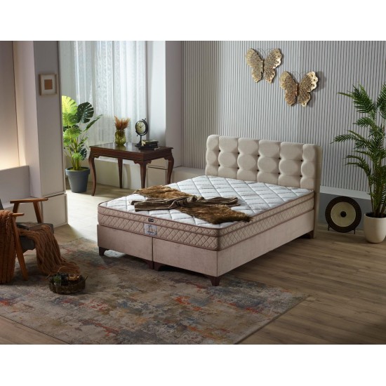 Yüksek Kaliteli postmodern yatak odası mobilyası kraliçe çift kral ev otel döşemeli kumaş yatak