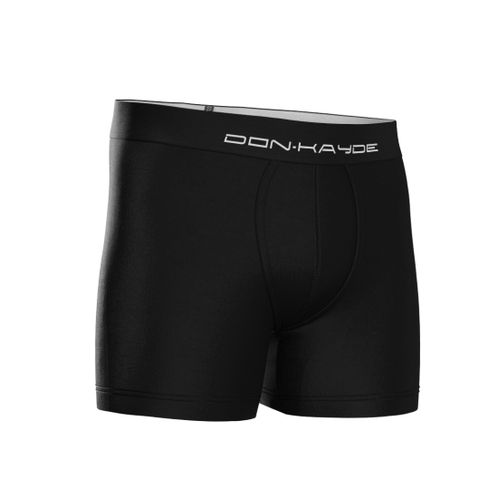 Don-Kayde Micro Modal Siyah Renk Tekli Erkek Boxer Short