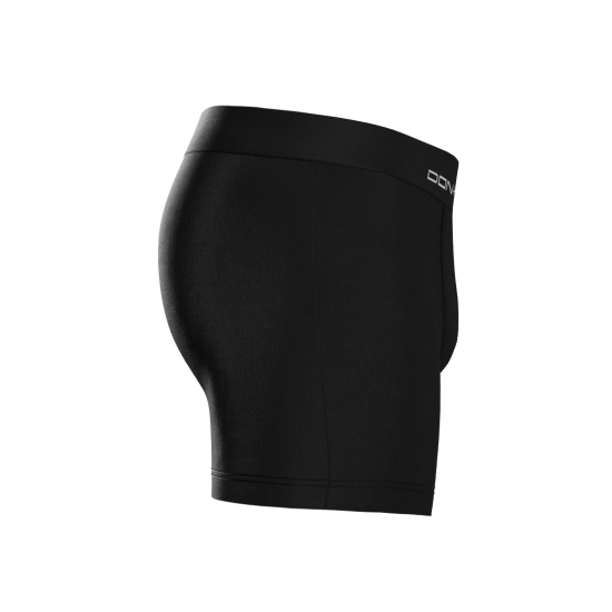 Don-Kayde Micro Modal Siyah Renk Tekli Erkek Boxer Short